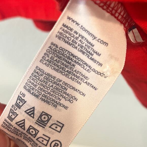 Tommy Hilfiger Womens Classic Fit Short Sleeve Red Polo SEE PHOTOS | Size XXL - Picture 5 of 6